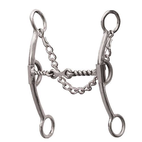 Professional's Choice Derby 6.75" Twisted Dogbone Bit - Irvine Tack & Western Wear