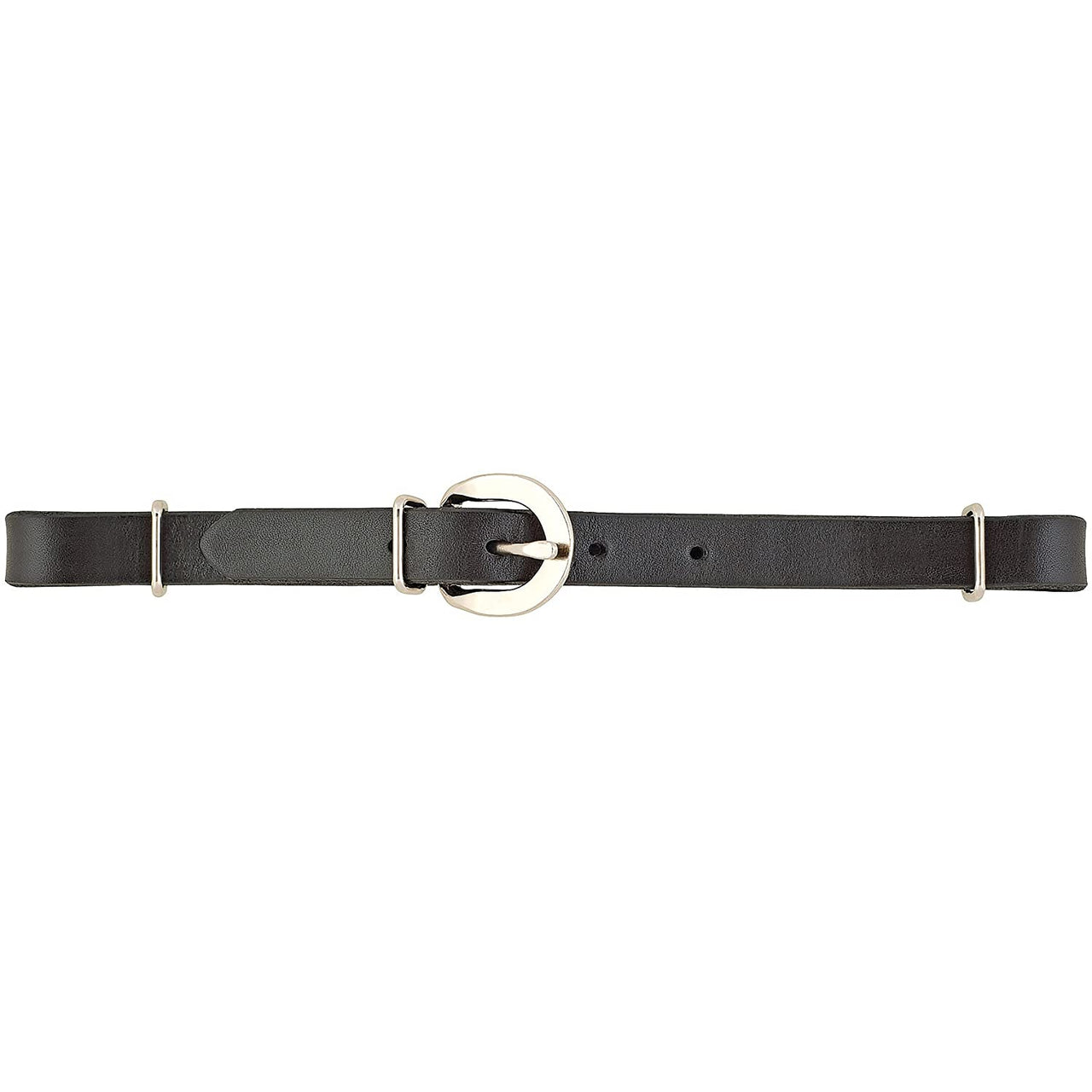 Weaver Leather Straight Bridle Leather Curb Strap - Black