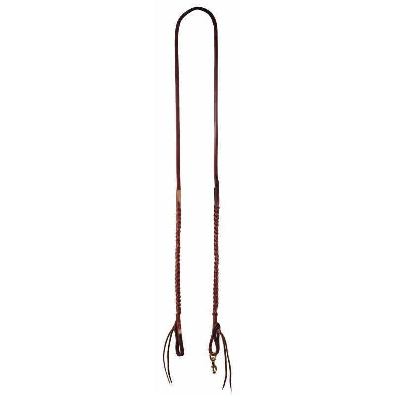Professional's Choice Bleeding Heart Roping Rein - Burgundy