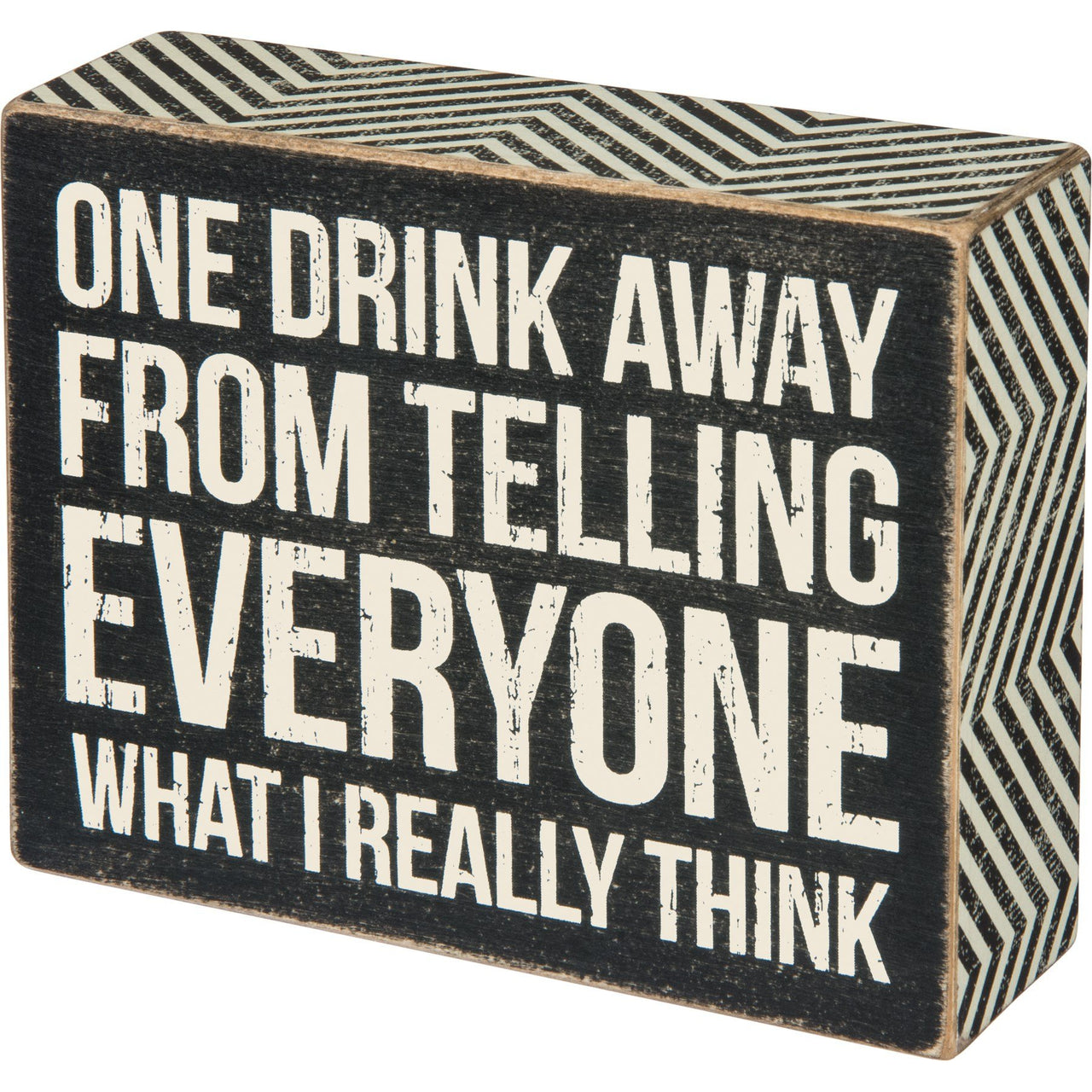 Box Sign - One Drink
