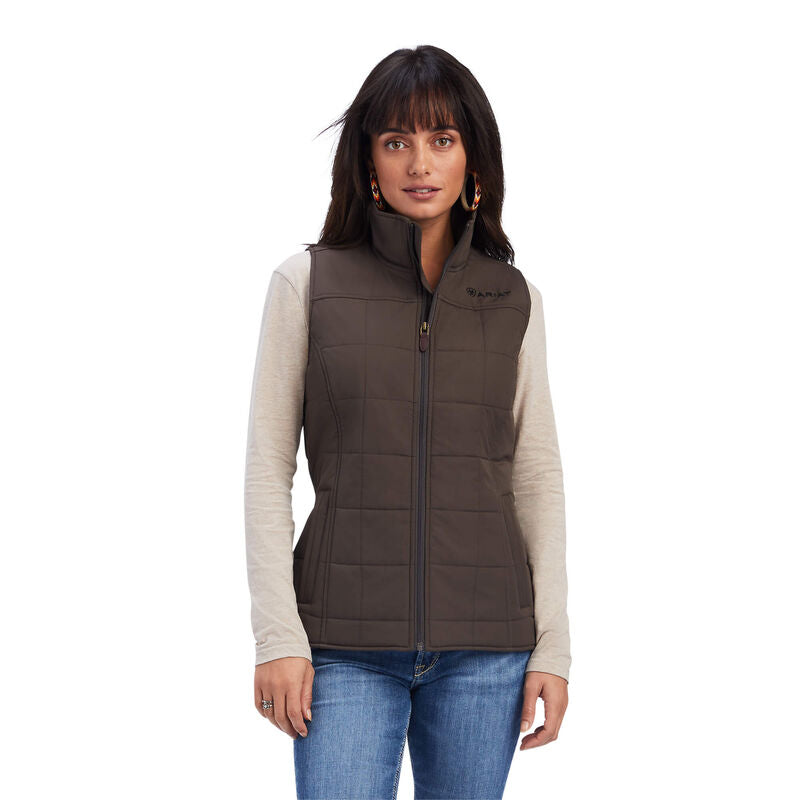 Ariat Womens Crius Insulated Vest - Banyan Bark