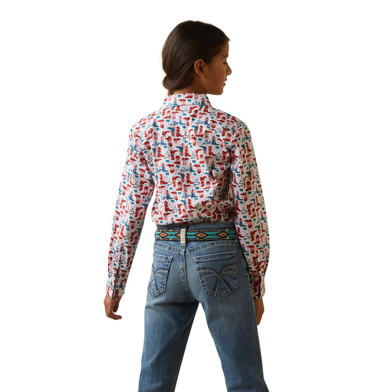 Ariat Girls Blazin' Boots Shirt - Blazin' Boots