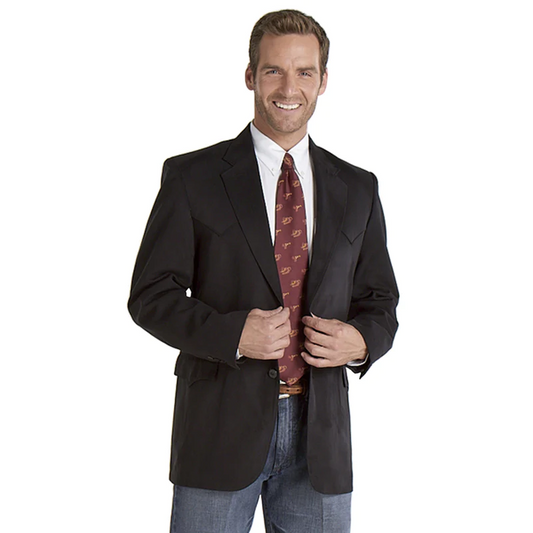 Circle S Men's Ultrasuede Sport Coat - Black