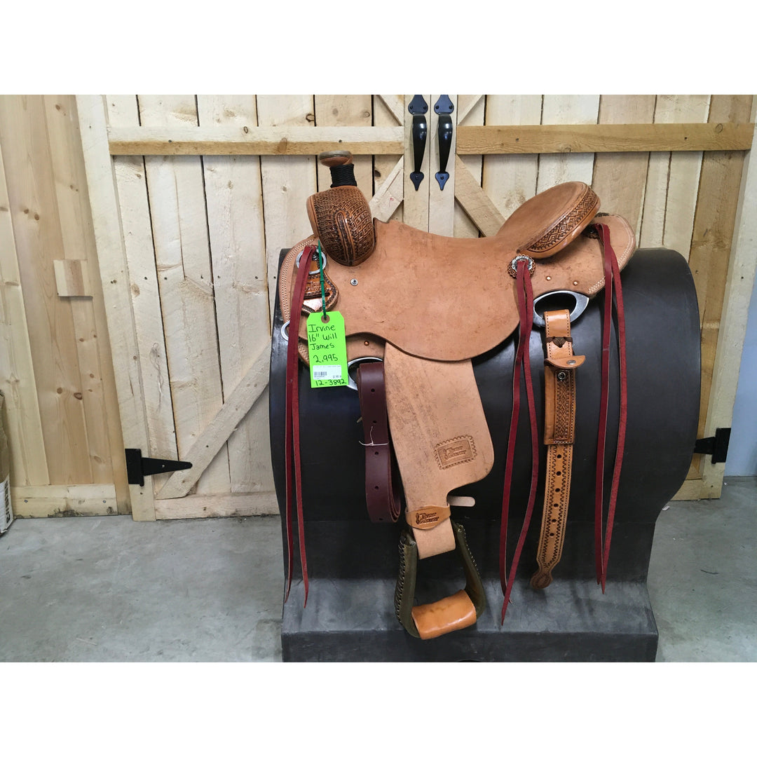 Irvine 16" Will James Ranch Saddle