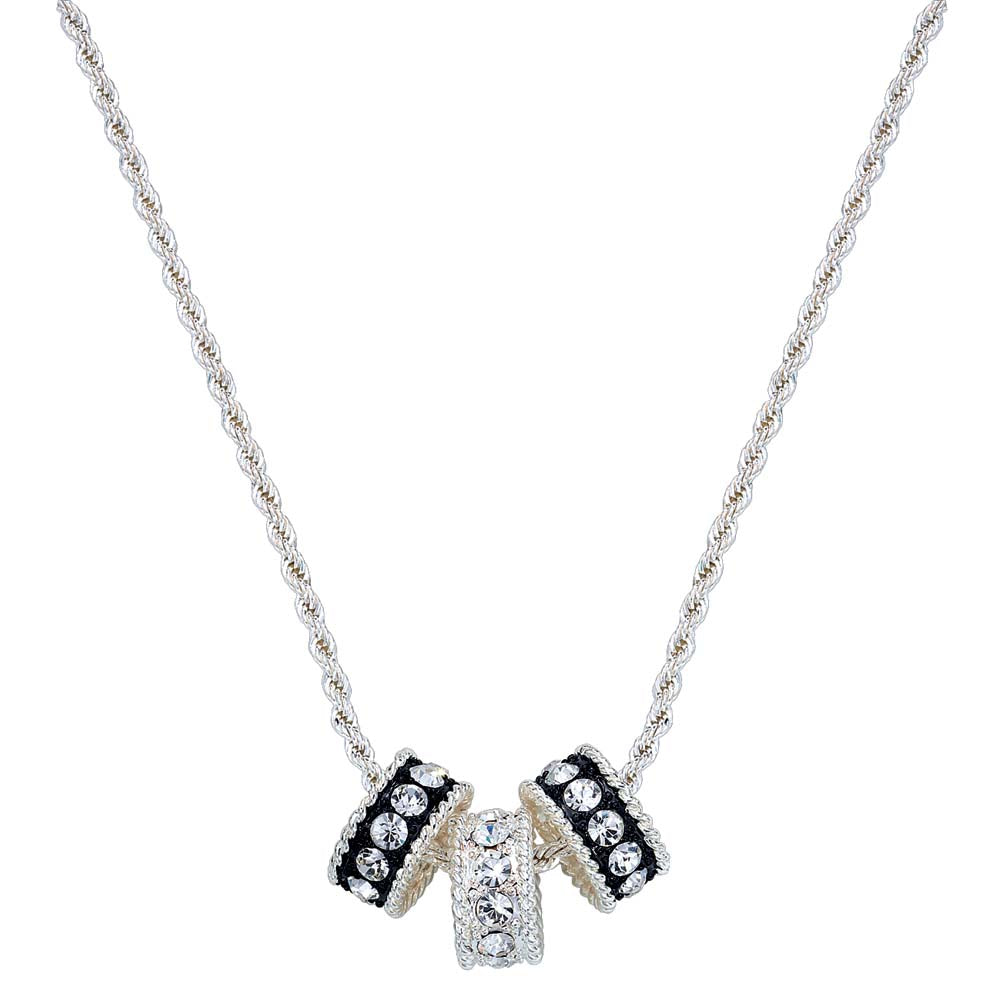 Montana Silversmiths Crystal Shine Three Ring Necklace