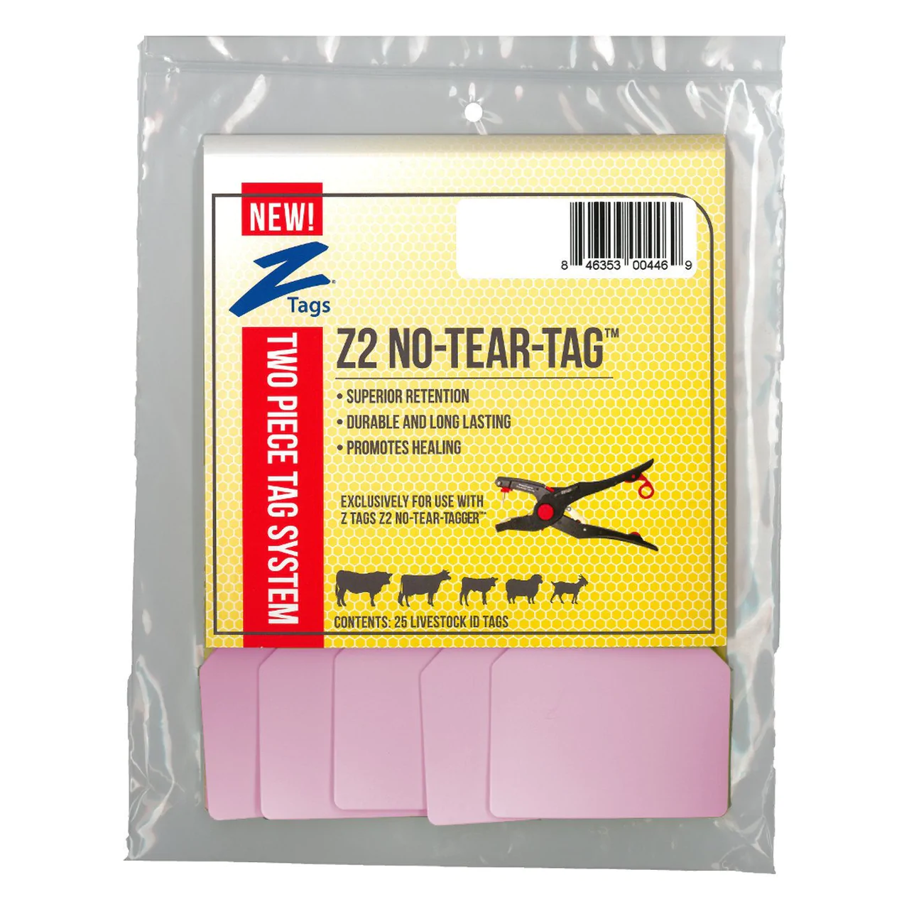 Z Tags Z2 2-Piece Maxi Tags - Light Pink