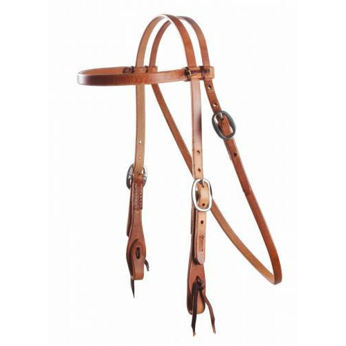 Schutz By Professional's Choice Headstall Brow 5/8 SS W/Ties