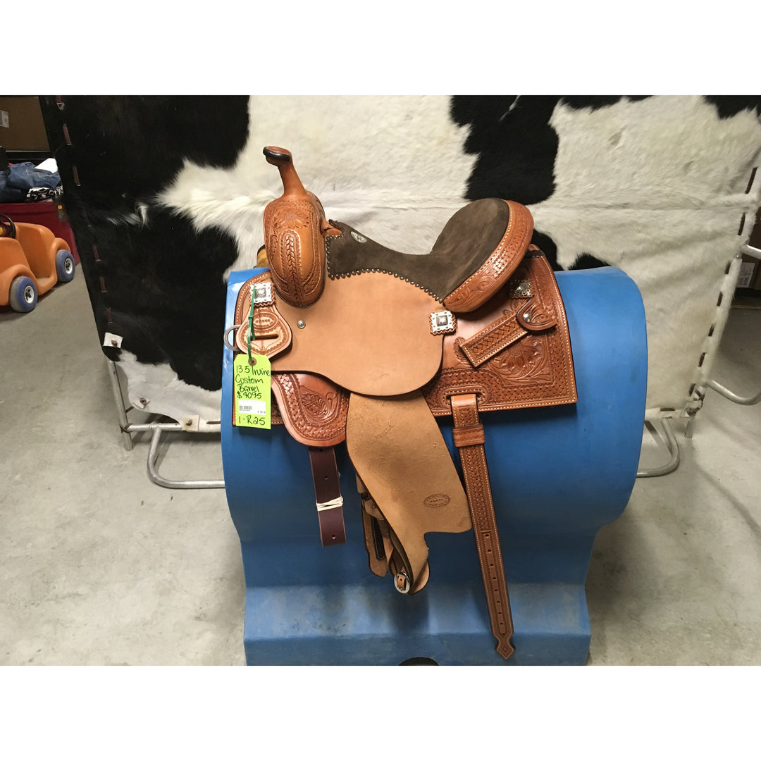 Irvine 13.5" Custom Barrel Saddle