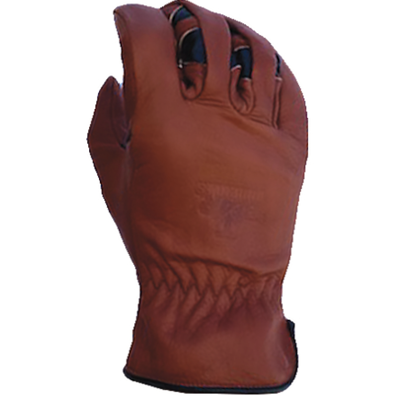 Bear Knuckles Double Wedge Brown Regular Duty Cowhide Driver Glove - Work