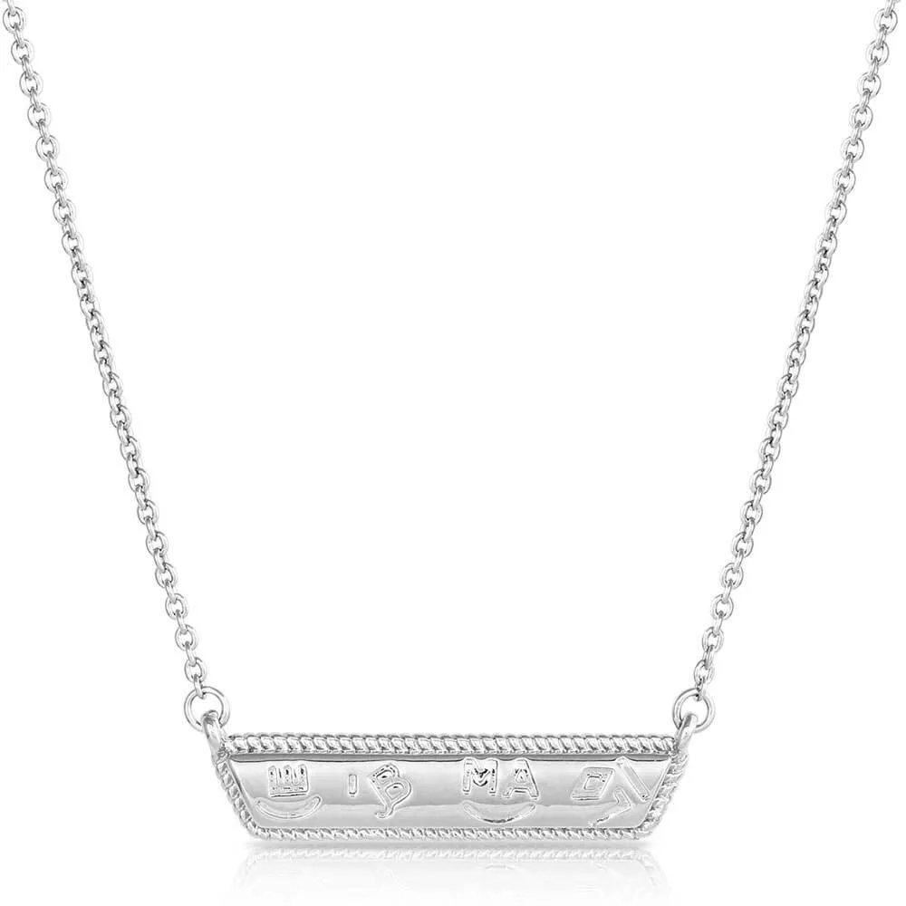 Montana Silversmith High Noon Cobblestone Bar Necklace