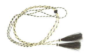M&F Horse Hair Stampede String w/Double Loops - Natural
