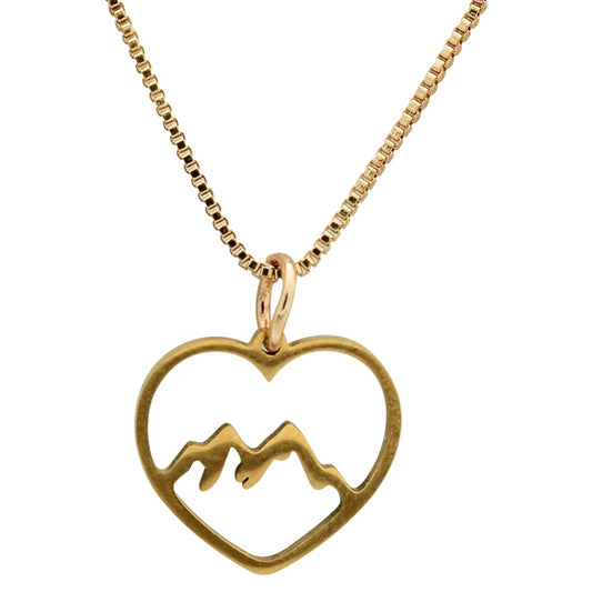 KC Necklace Heart Mountain