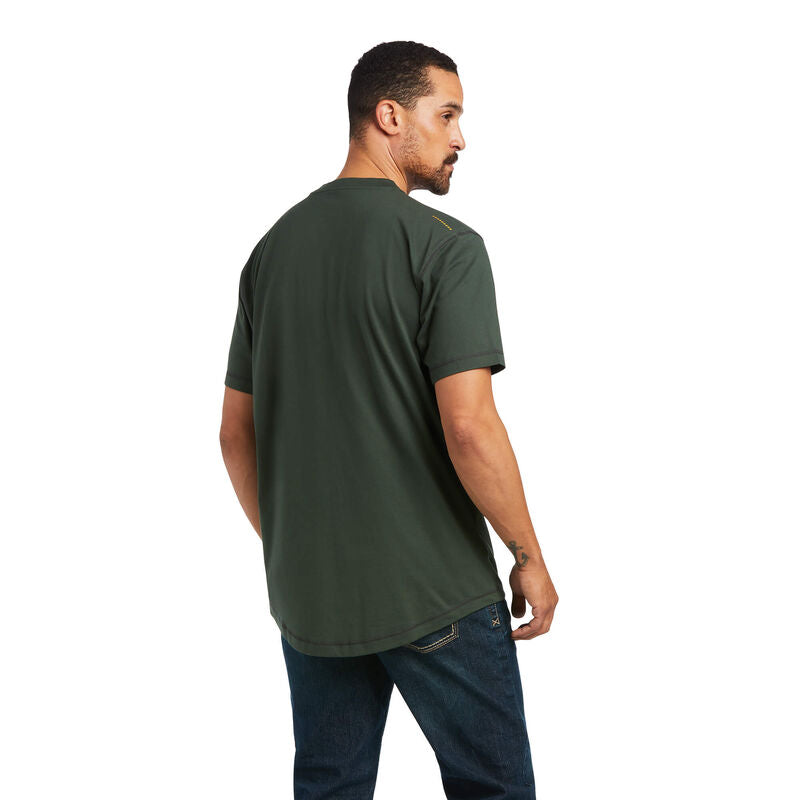 Ariat Men's Rebar Workman T-Shirt - Deep Forest