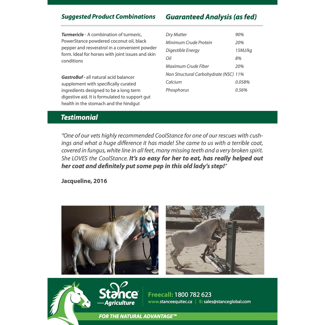 Stance Eq CoolStance Copra Premium Coconut Meal - 20KG