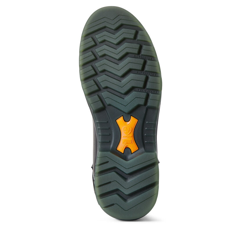 Ariat Mens Turbo 6" Waterproof CSA Carbon Toe Work Boots - Black