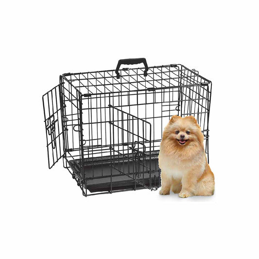 Smart Pet Love Wire Crate 2 Door Med  30x19x21.5