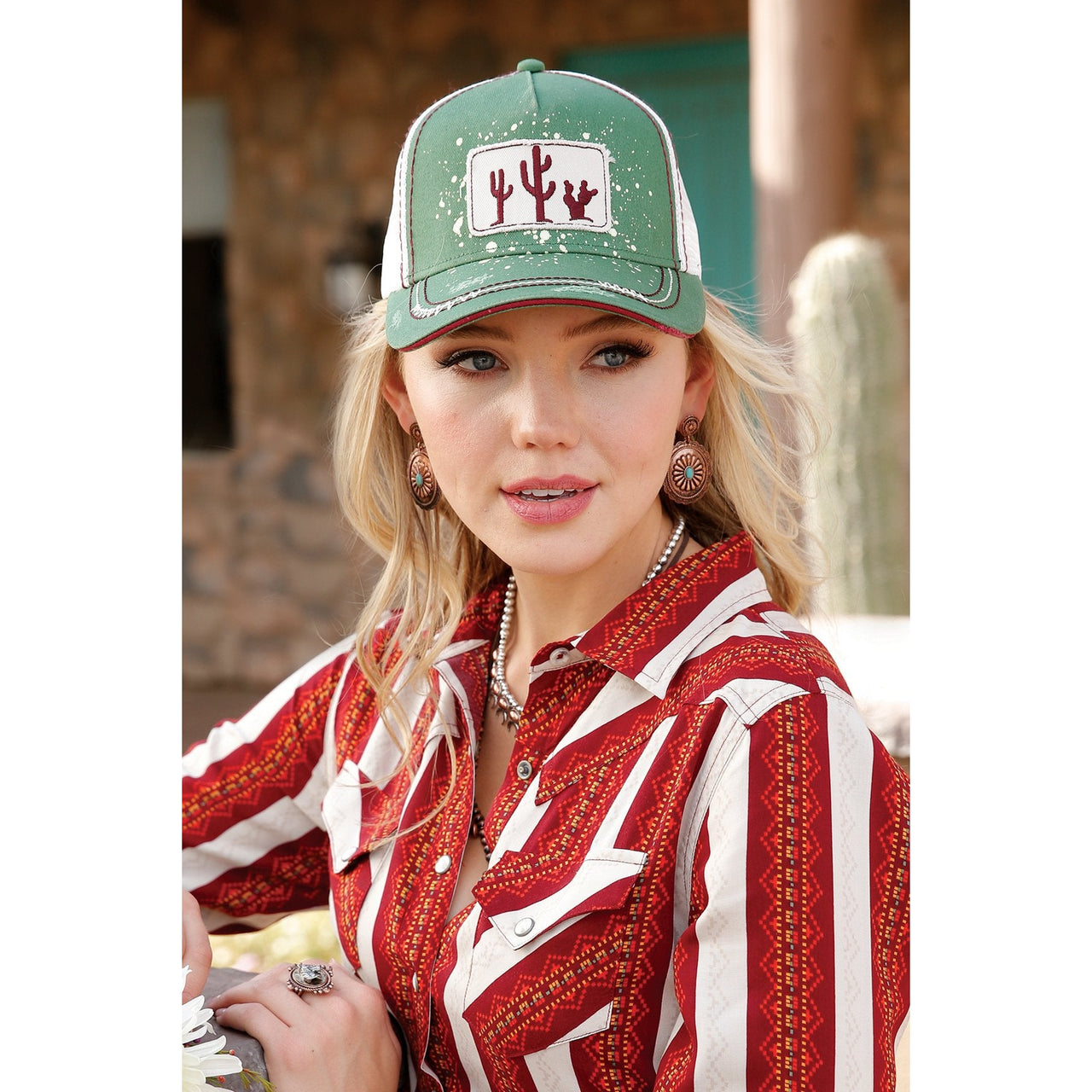 Cruel Girl Womens Trucker Cap  Green