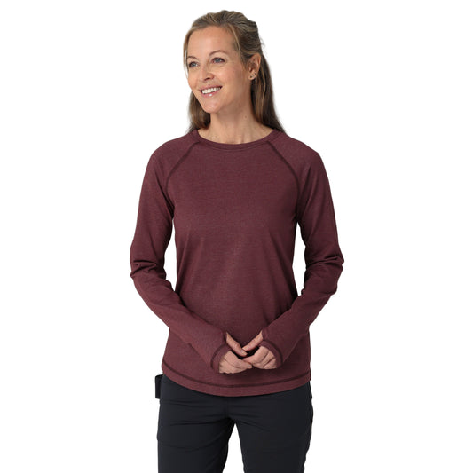 Wrangler Long Sleeve Tru-Temp Crew T-Shirt