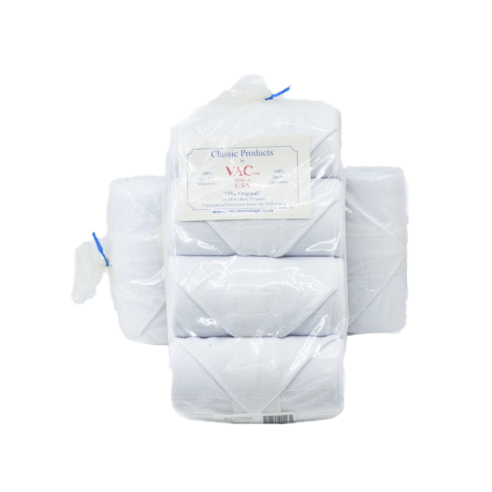 Vac Bandage Standing Bandage with Velcro 12' White