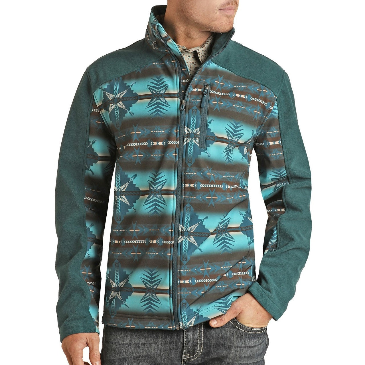 Powder River Printed Aztec Softshell Jacket**FINAL SALE**