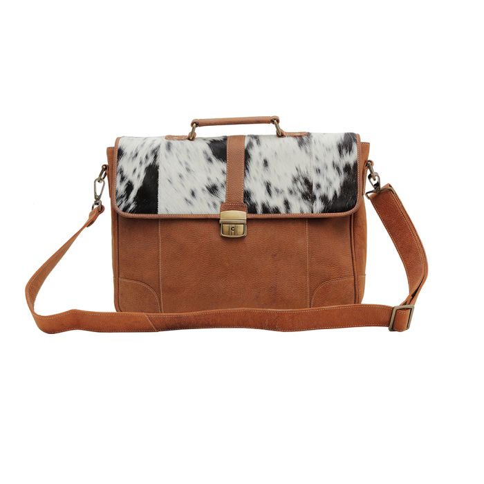 Myra Barn Leather & Hairon Bag