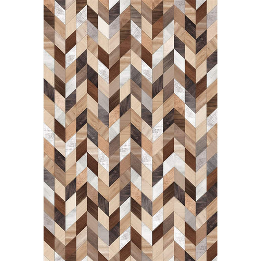 Edenborough 2x3' Rectangle Vinyl Mat - Marquetry