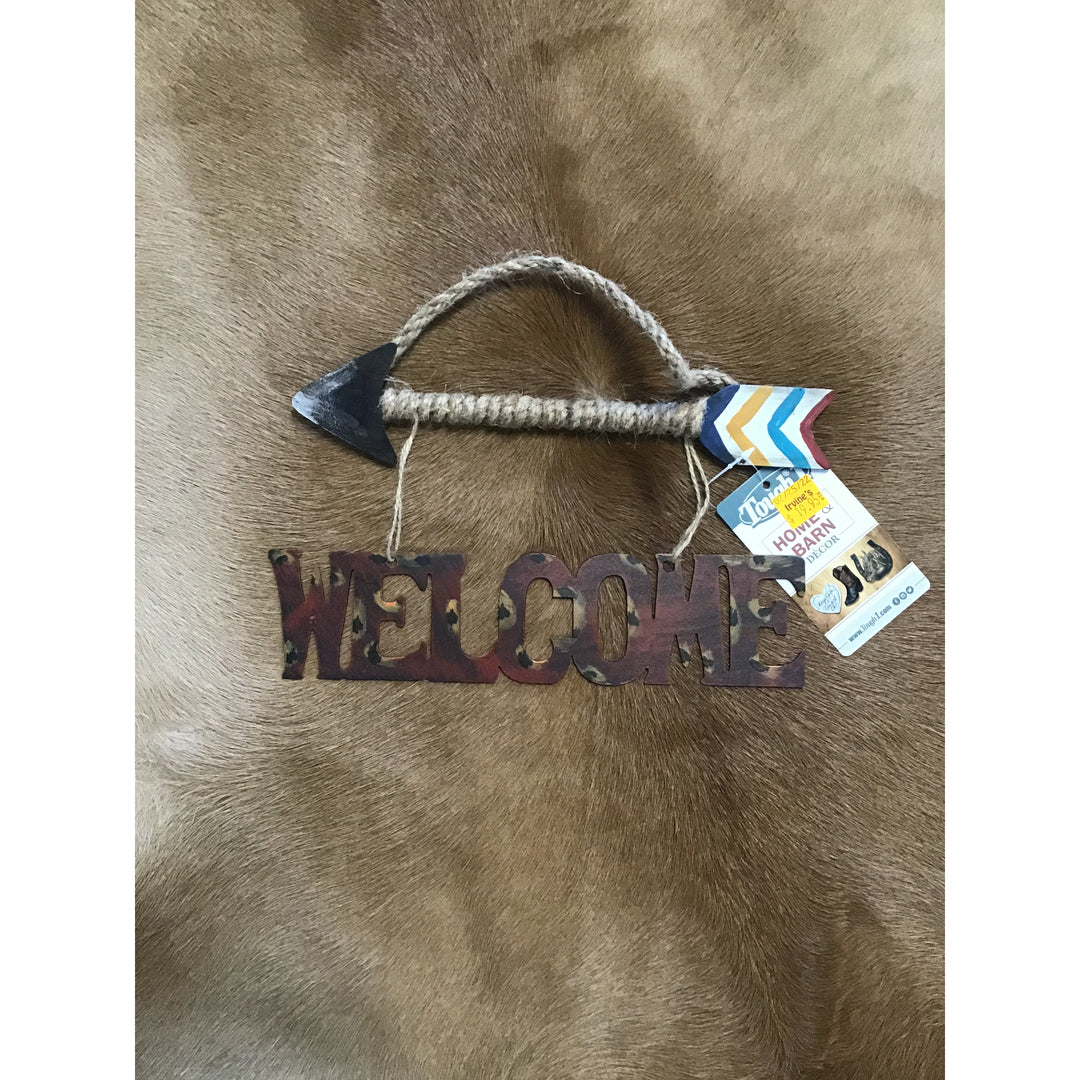 Welcome Sign Arrow