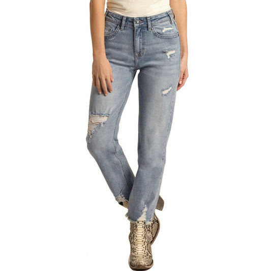 Rock & Roll Junior High Rise Cropped