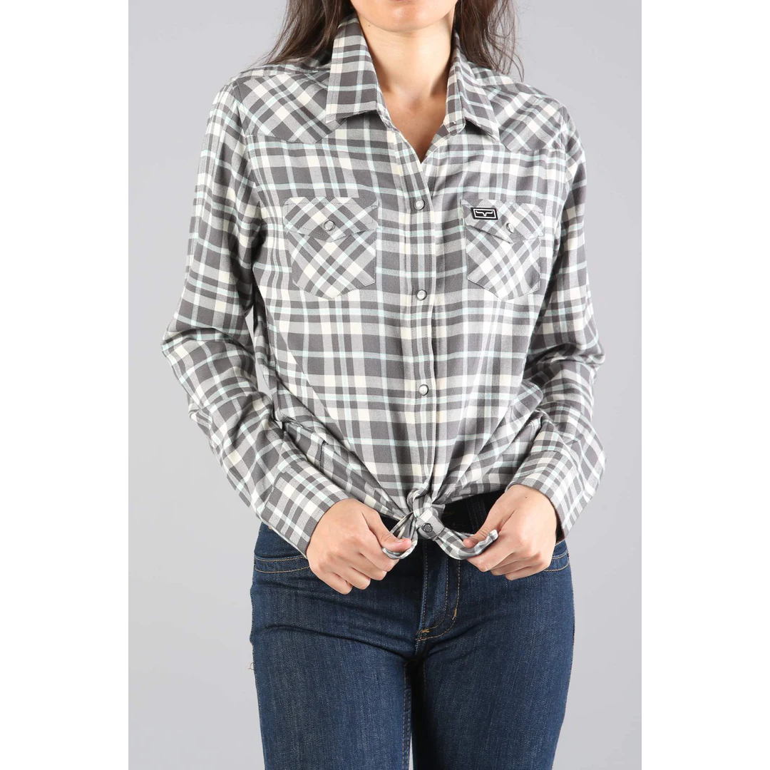 Kimes Womens San Mateo Flannel LS Shirt
