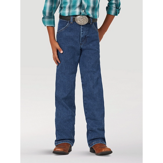 Wrangler Boy's Active Flex Jean 1T-7 - Stonewash