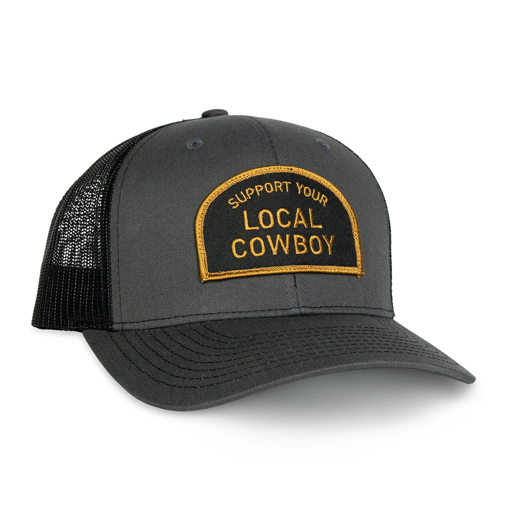 Cowboy Cool Support Your Local Cowboy Hat - Assorted Colours