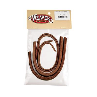 Weaver Leather Water Tie Ends with Burgundy Latigo Ties - Irvine Tack & Western Wear