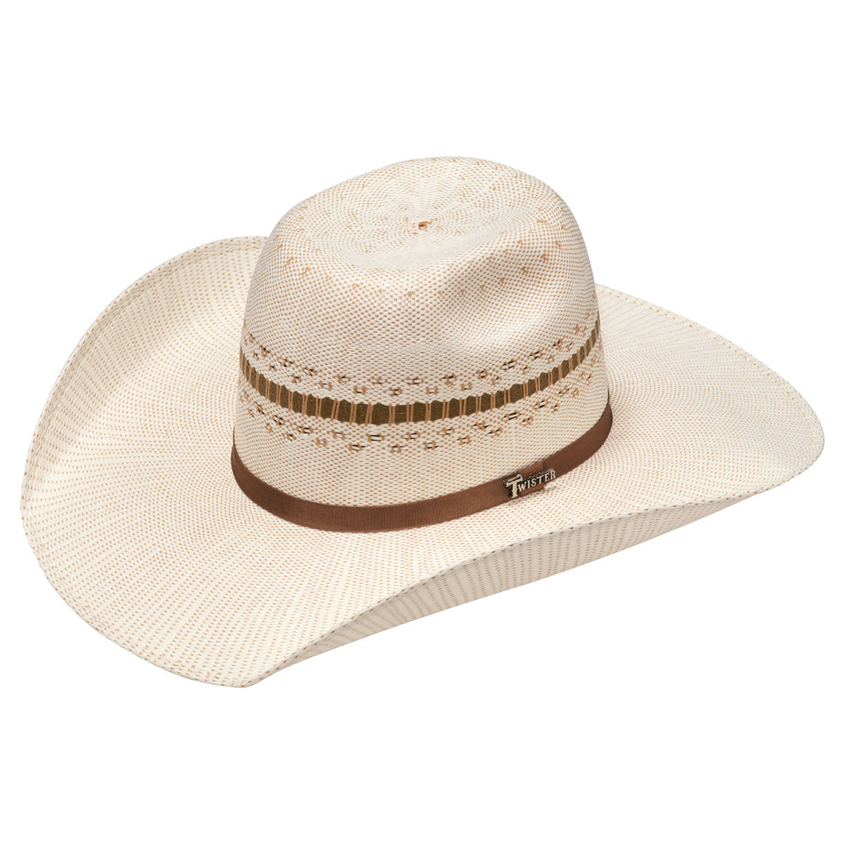 Twister Bangora 4 1/2"P/C - Ivory/Tan/Tobacco