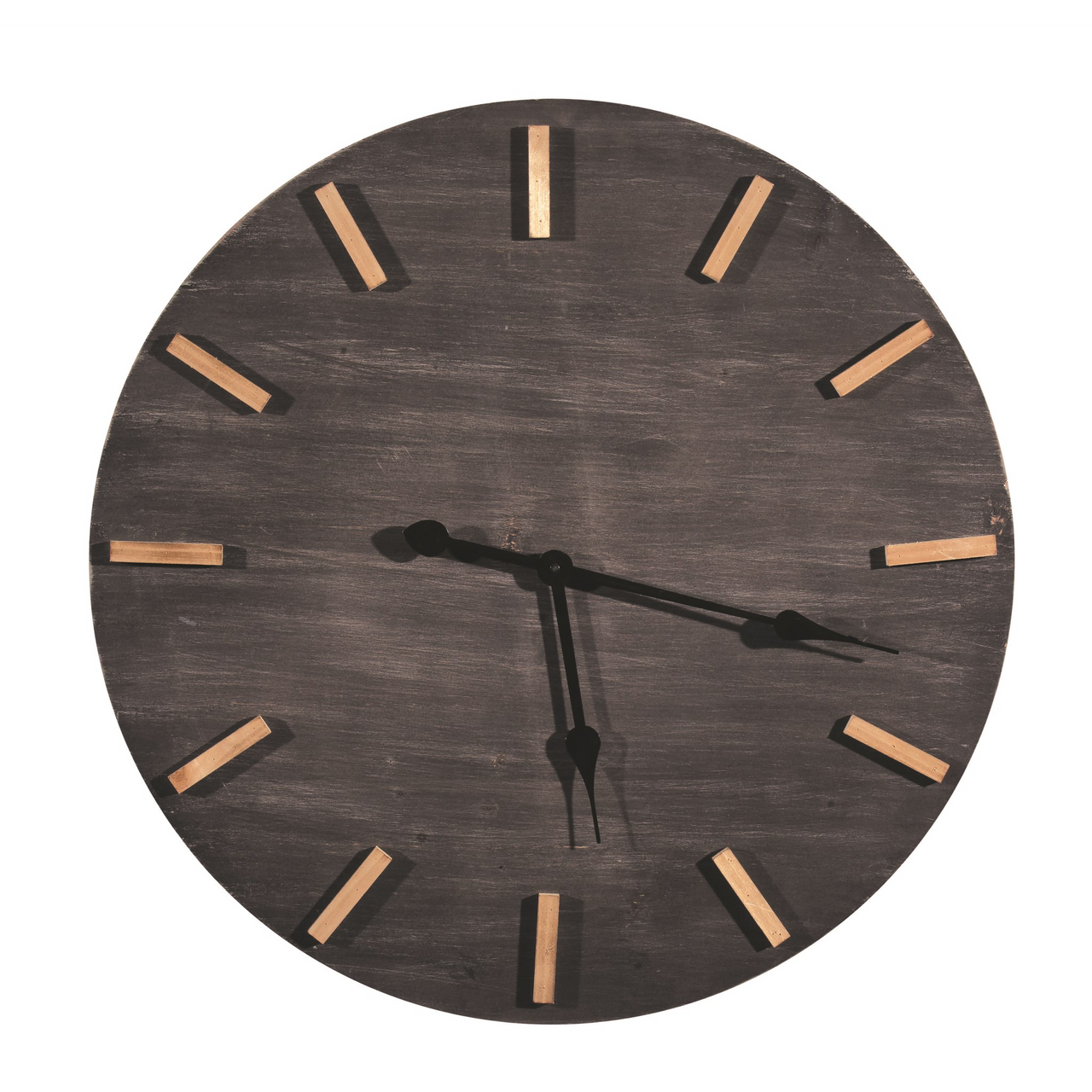 Clock Wood Grey