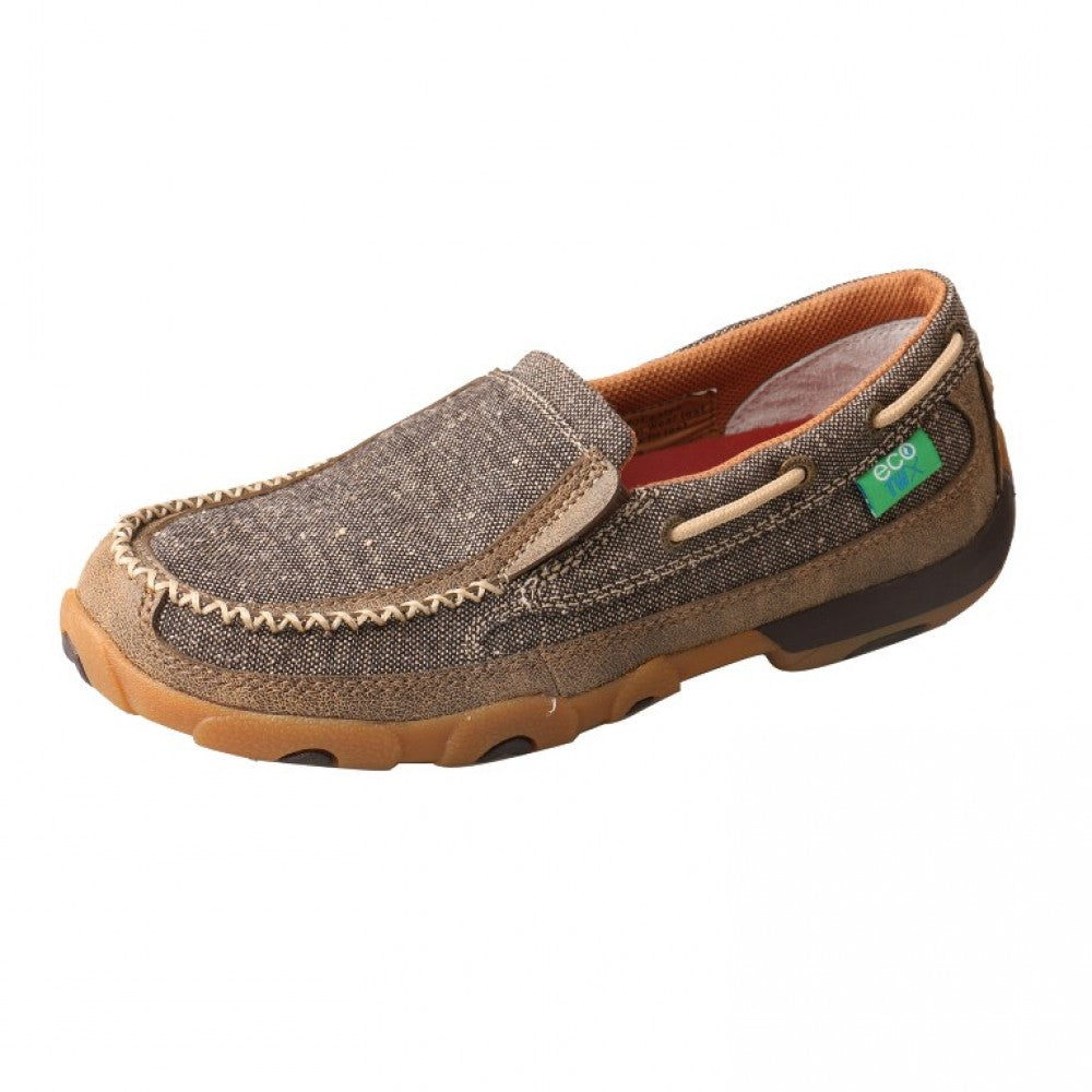 Twisted X Women's ECO TWX Slip-On Driving Moccasin - Dust