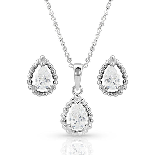 Montana Silversmiths Jewelry Arctic Rain Teardrop