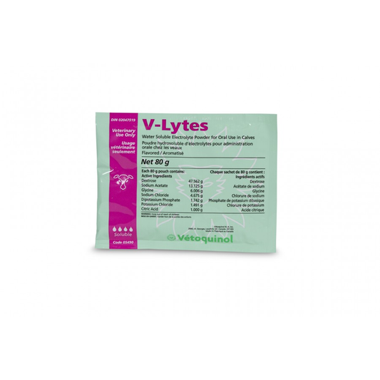 V-Lytes Water Soluable Electrolyte for Calves-184G - Irvine Tack & Western Wear
