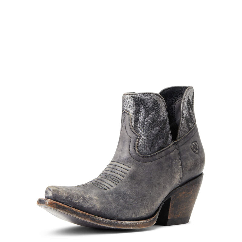 Ariat Womens Hazel Western Boots - Naturel Distressed Black