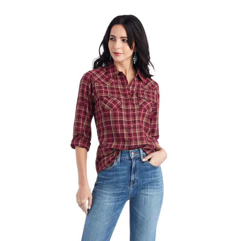 Ariat Women's REAL Trail Blaze Snap LS Shirt