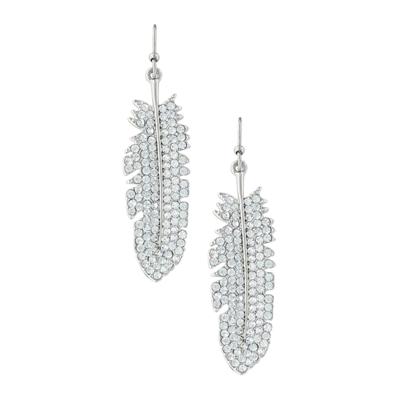 Montana Silversmiths Shimmering Feather Earrings