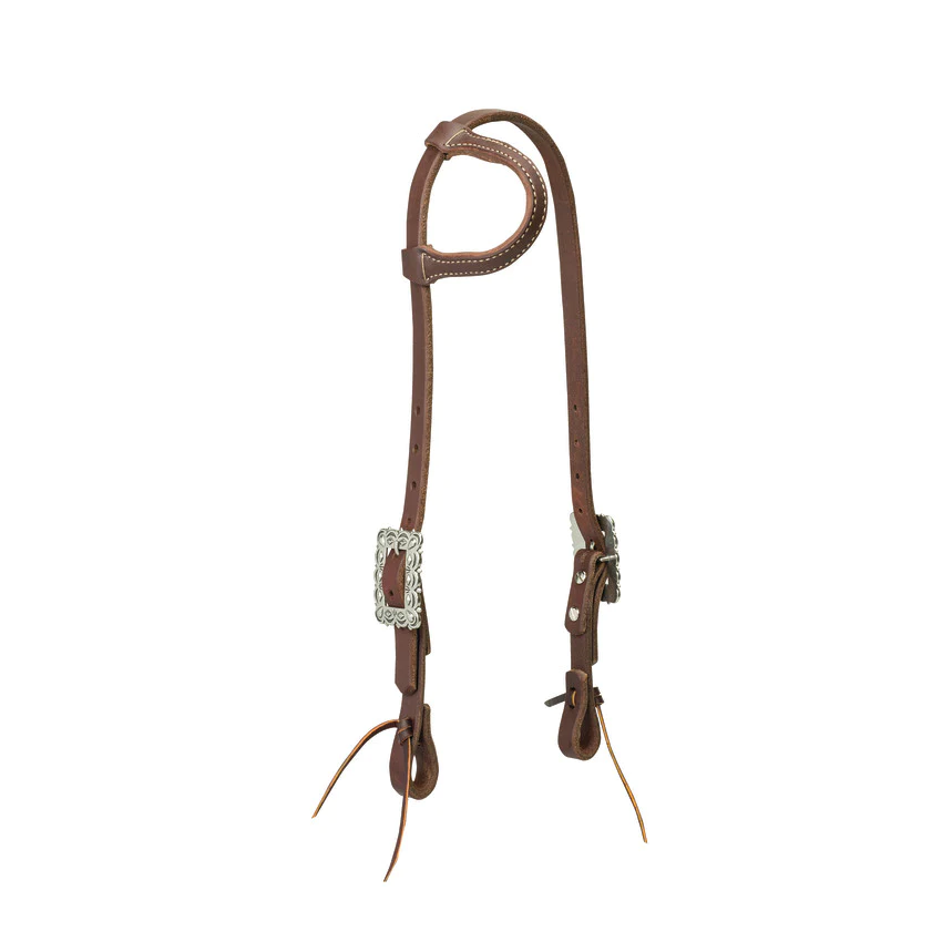 Weaver Leather Working Tack Southwest Scalloped Sliding Ear Headstall