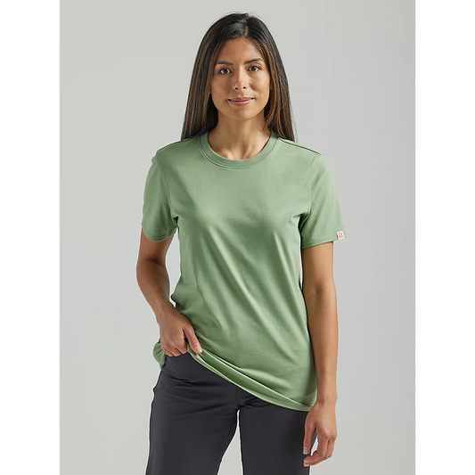 Wrangler Womens Riggs SS Performance T-shirt - Loden Frost