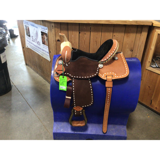 Irvine 15"   Barrel    Saddle