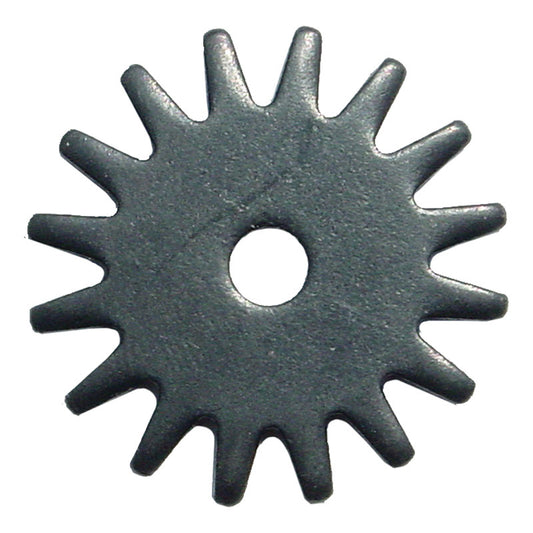 Cowboy Tack Black Satin Rock Grinder Rowel - 1.25"
