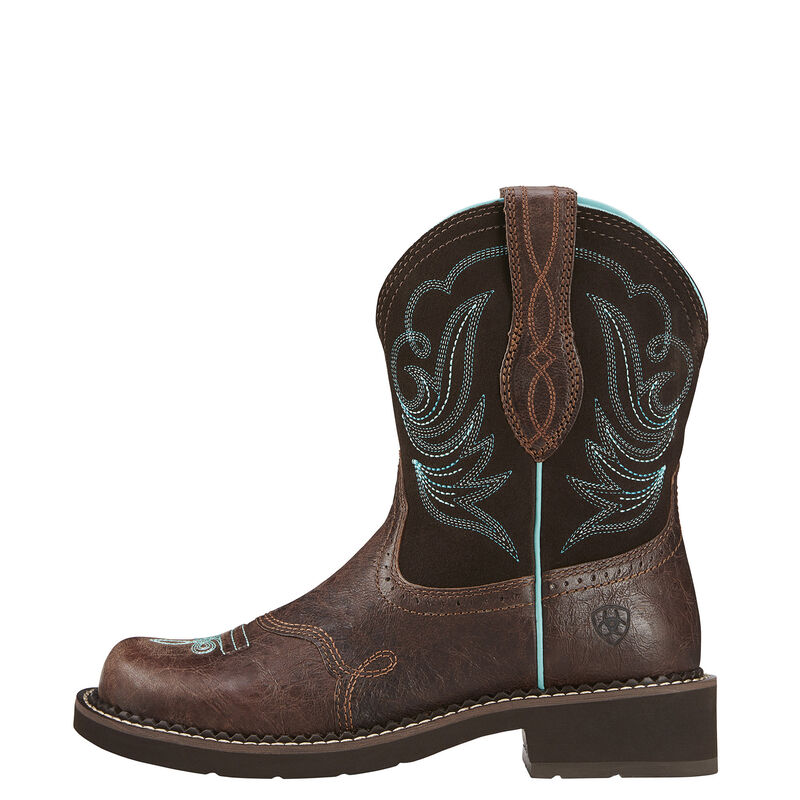 Ariat Womens Fatbaby Heritage Dapper Western Boots - Royal Chocolate
