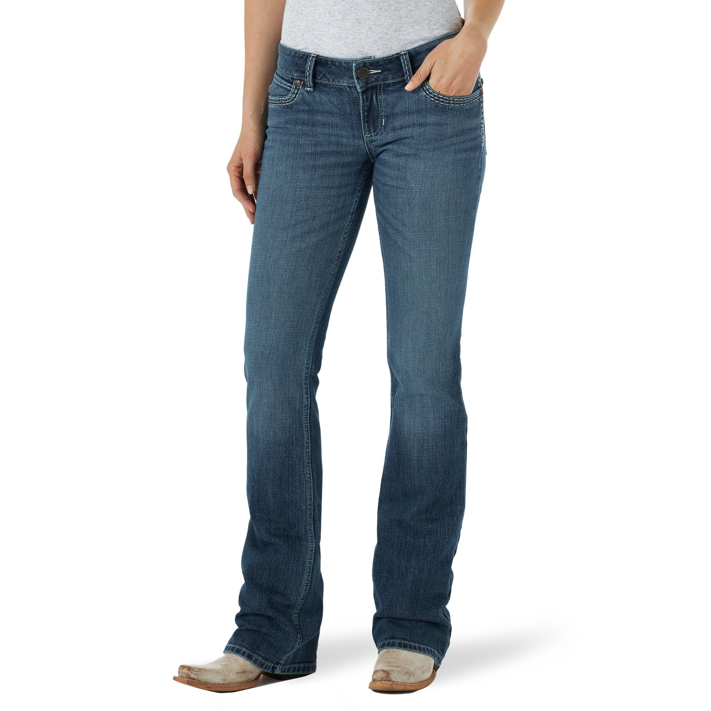 **Wrangler Women's Retro Sadie Low Rise Bootcut Jeans - Molly