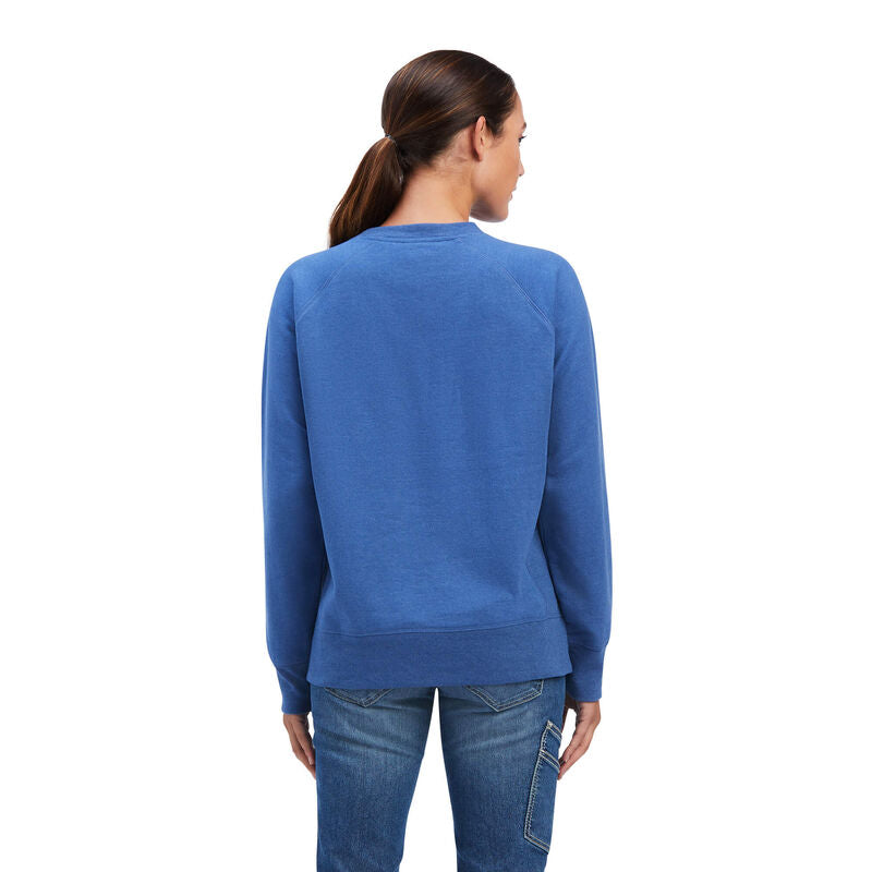 Ariat Womens Rebar Workman Washed Fleece Sweatshirt
