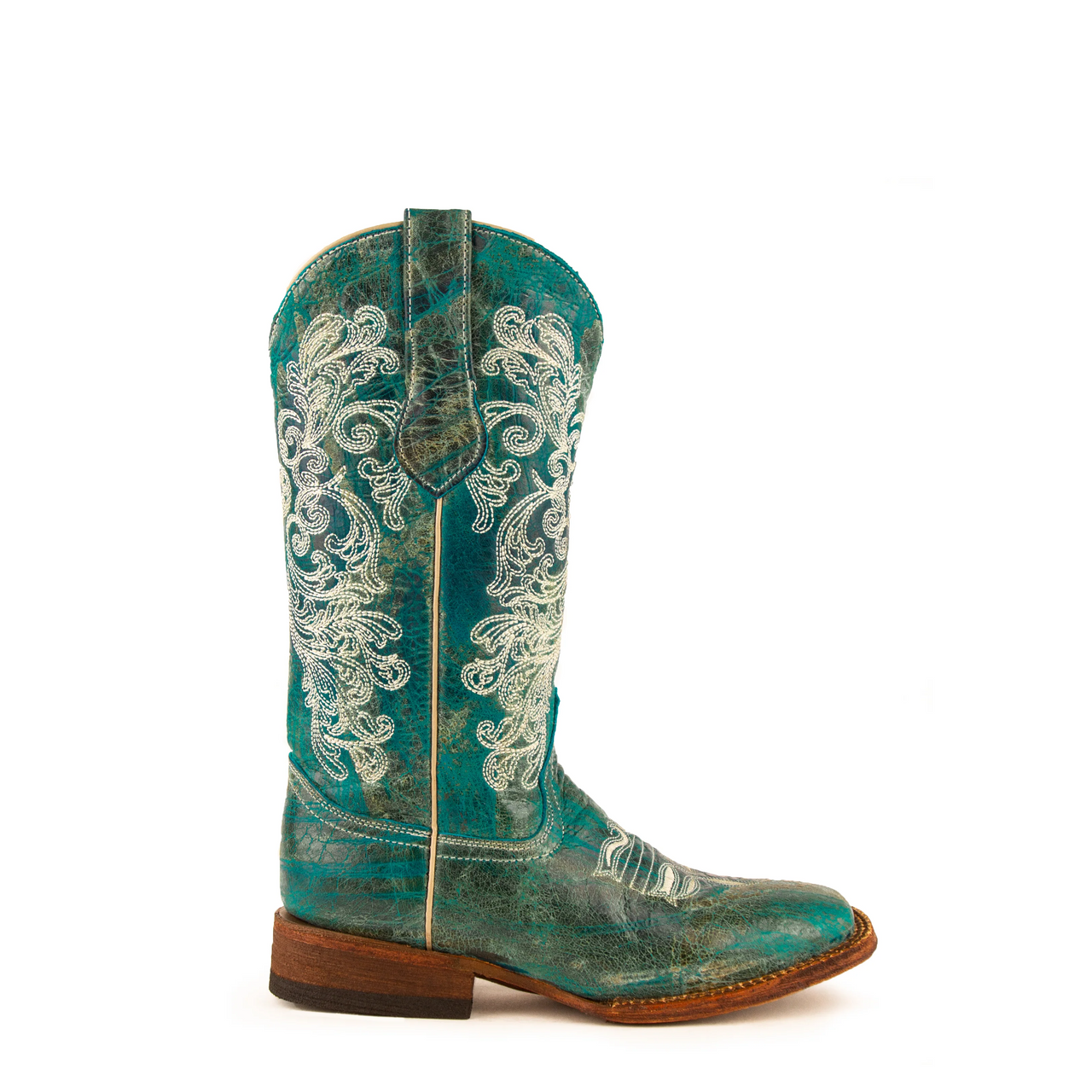 Ferrini Womens Southern Charm Western Boots - Turquoise