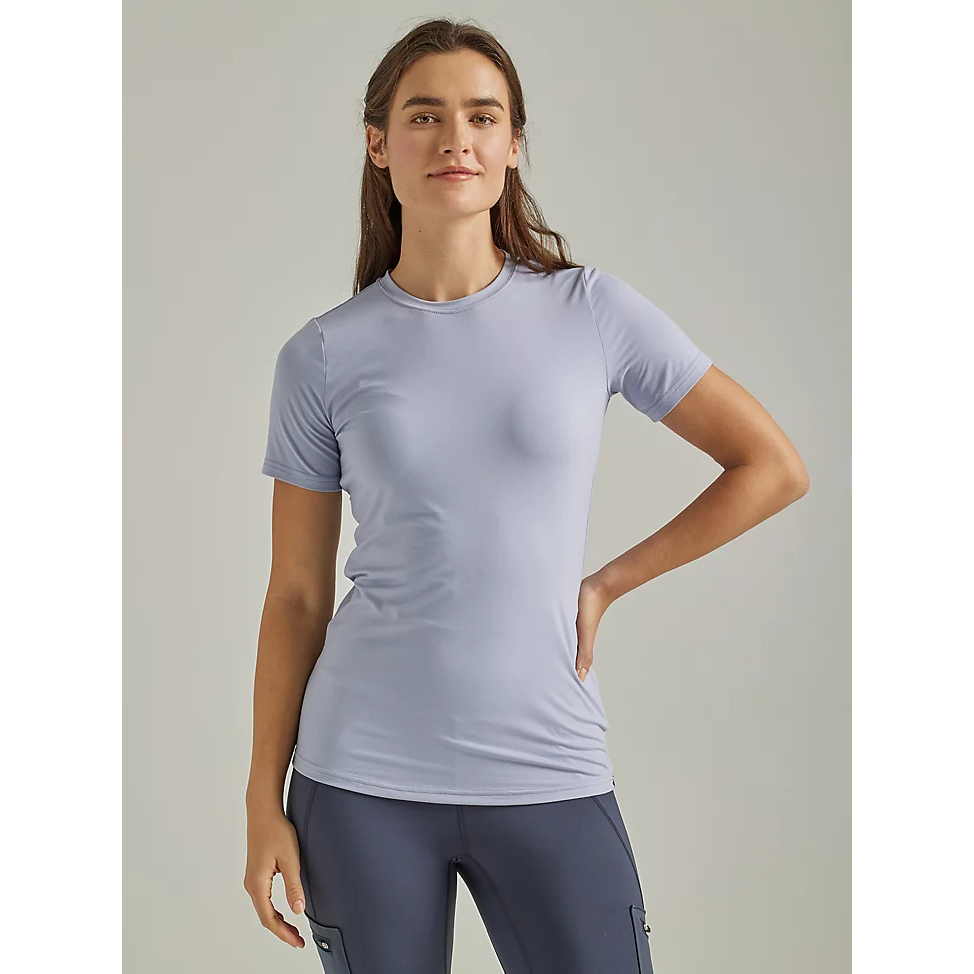 ATG By Wrangler Womens Performance Crew Neck Tee - Lilac