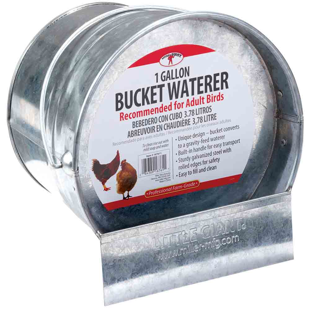 Waterer Bucket Tipover Glv 1 Gal